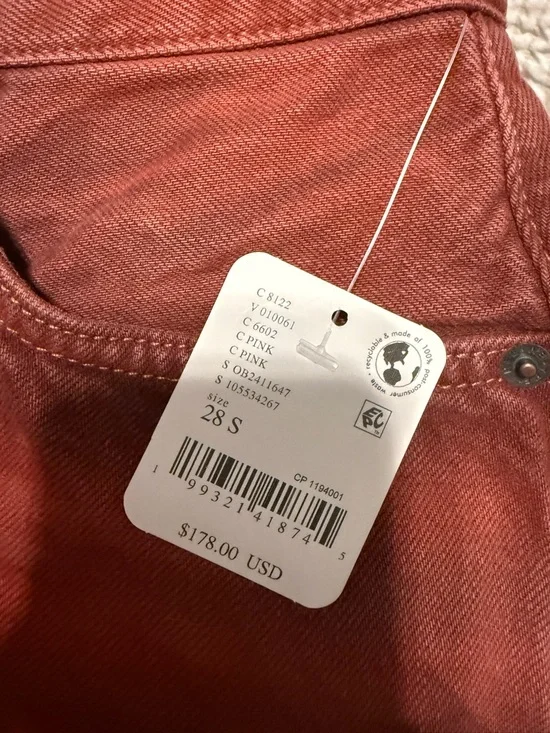 We The Free Rust Red Arc Jean barrel Jean (nwt) - Picture 6 of 7